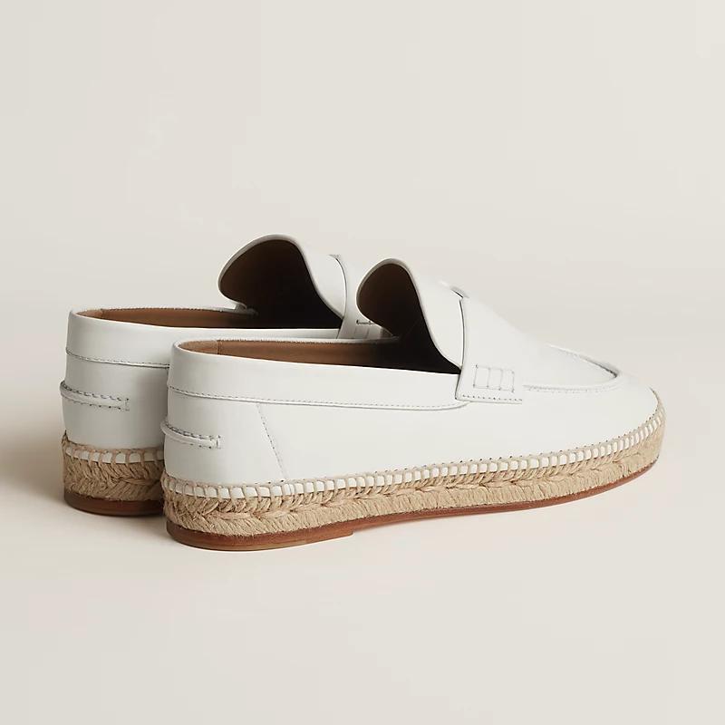 Giày Hermes Trip Espadrille Nữ Trắng